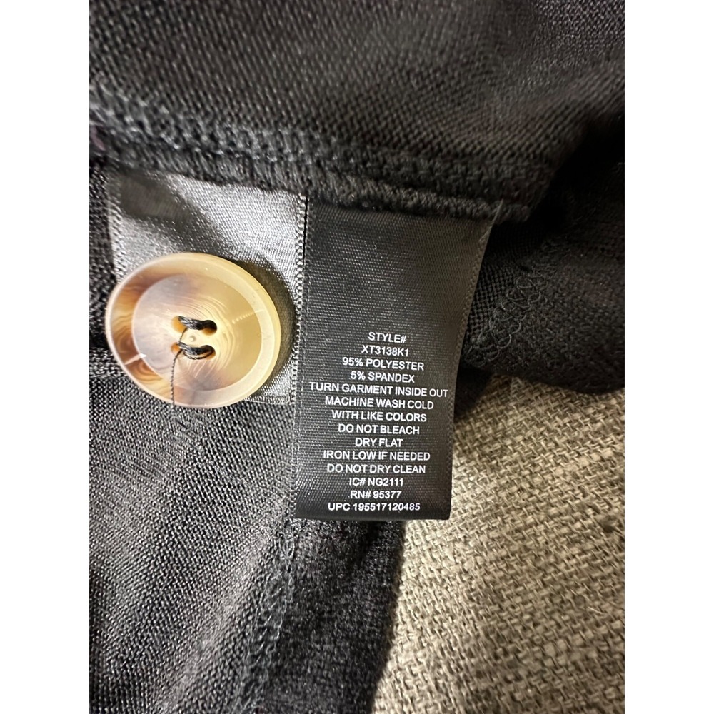 Social Standard By Sanctuary Womens Black Cardigan Sweater Large Button Up - Picture 5 of 7